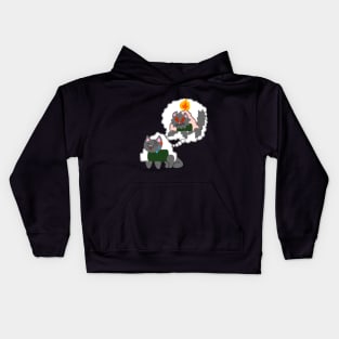 Onigiri Cat Kids Hoodie